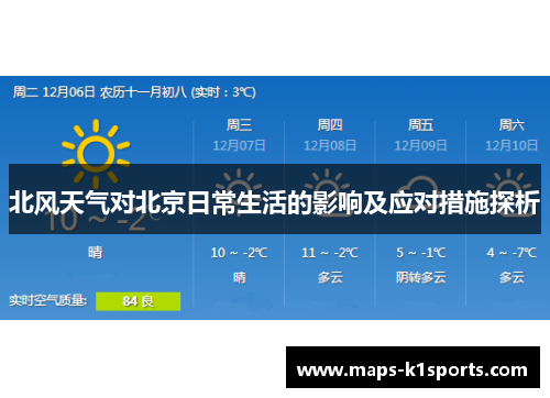 北风天气对北京日常生活的影响及应对措施探析